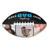 Cool 'BEST DAD EVER' foto- en naamcadeau American Football (Voorkant)