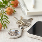 Cool Best Dad Ever Vaderdag Foto Sleutelhanger (Zijkant)