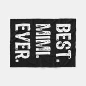 Cool Beste Mimi ooit Familie Grappig Fleece Deken (Voorkant (Horizontaal))