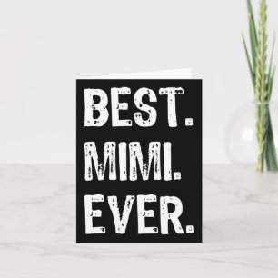 Cool Beste Mimi Ooit Familie Grappig Kaart