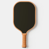 Cool Beste Vader Bruin Geel Borstel Script Pickleball Paddle (Achterkant)