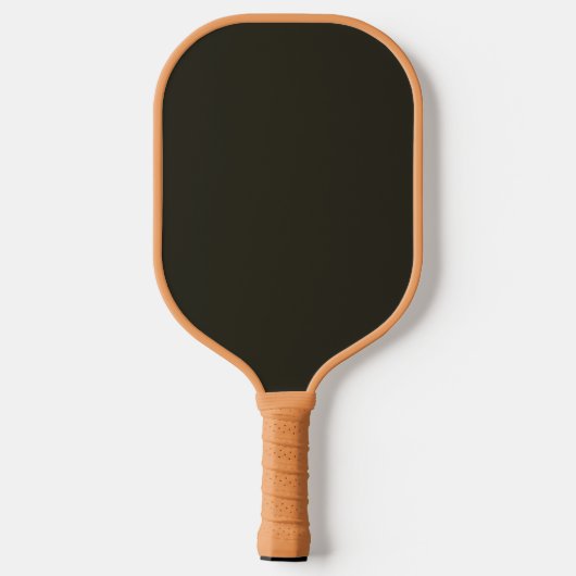 Cool Beste Vader Bruin Geel Borstel Script Pickleball Paddle (Achterkant)