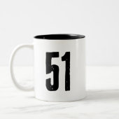 Cool bewaar meme 51st Birthday mok cadeau (Links)