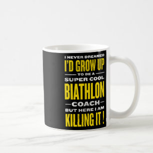 Cool Biathlon Coach Funny Biatlete Humor Winter S Koffiemok