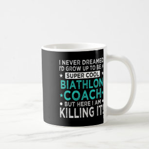 Cool Biathlon Coach Funny Biatlete Humor Winter S Koffiemok
