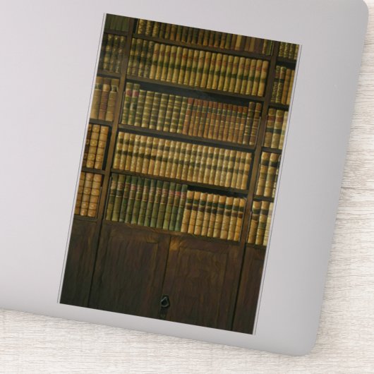 Cool bibliothecaire gift sticker (Detail)