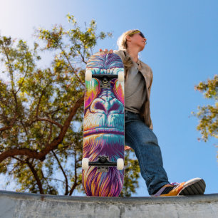 Cool Bigfoot in Hip Zonnebril Skateboard