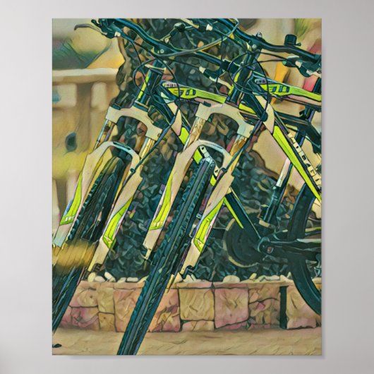 Cool bike artwork poster (Voorkant)