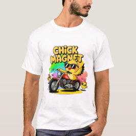 Cool Biker Chick Magnet Easter Shirt