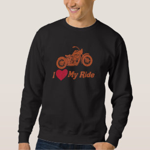 Cool Biker Rit Motorfiets Motor Motorcross F Trui