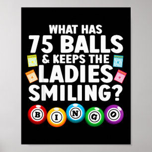 Cool Bingo Nieuwigheid Voor Mannen Vrouwen Bingo L Poster