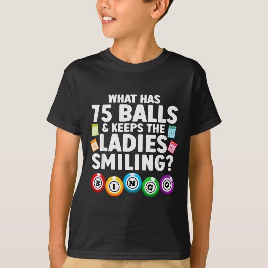 Cool Bingo Novelty For Men Women Bingo Lover Bingo T-shirt (Voorkant)