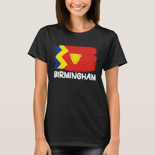 Cool Birmingham Flag T-shirt (Voorkant)