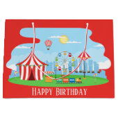 cool Birthday Carnaval Fair Groot Cadeauzakje (Voorkant)