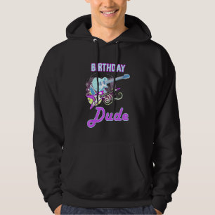 Cool Birthday Man Rock Star Boy Guy Party Day Mus Hoodie
