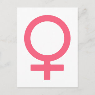 Cool Bittersweet Venus symbool Briefkaart