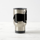 Cool Black Cat | Pet Kat Lover Reisbeker (Center)