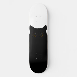 Cool Black Cat Skateboard