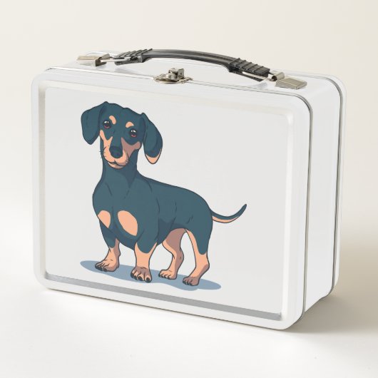 Cool Black Dachshund Dog Design (Voorkant)