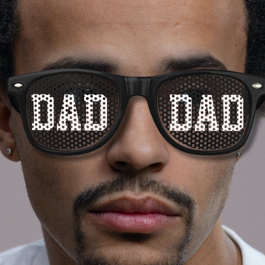 Cool Black Dad Vaderdag Retro Zonnebril