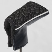 Cool Black Dragon Scale Golfheadcover (3/4 voorkant)