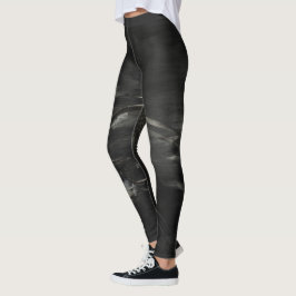 Cool Black en Silver-Leggings - Hallo donkerheid Leggings