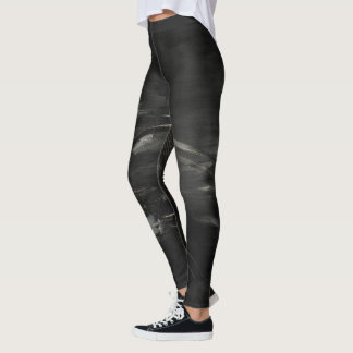 Cool Black en Silver-Leggings - Hallo donkerheid Leggings