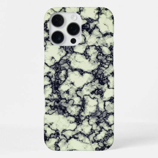 COOL Black en White Marble Pattern iPhone Hoesje (Achterkant)