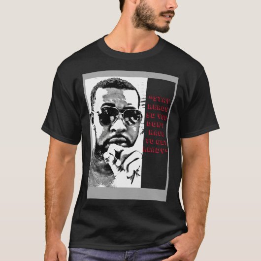 Cool Black Guy Smoking Cigar for men and women T-shirt (Voorkant)