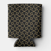 Cool Black Islamic Pattern Koelbox Blikjeskoeler (Voorkant)