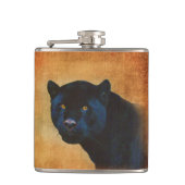 Cool Black Jaguar Panther Wildlife Big Cat Heupfles (Voorkant)