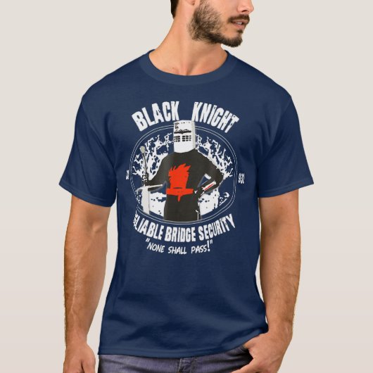 Cool Black Knight Bridge Security T-shirt (Voorkant)