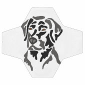 Cool Black Labrador Retriever Dog Art Voetbal (Enkel)