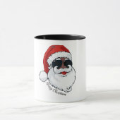 Cool Black Santa Classic Mok (Midden)