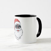 Cool Black Santa Classic Mok (Voorkant rechts)