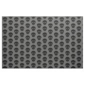 Cool Black Skulls Polka Dots Stof (Fat Quarter)