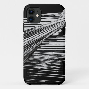 COOL Black & White Stripes iPhone 11 Hoesje