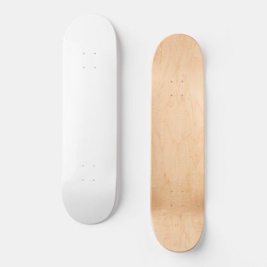 Cool Blanc Créez votre propre skateboard (Recto)