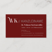 Cool, bleu, noir | Château de cartes moderne (Devant)