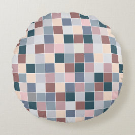 Cool Blocks, Elegant Colors Rond Kussen