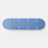 Cool Blue Aqua torrents avec skateboard éclairé (Horz)