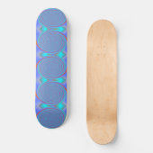 Cool Blue Aqua torrents avec skateboard éclairé (Recto)