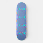 Cool Blue Aqua torrents avec skateboard éclairé (Recto)