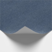 Cool Blue Denim Jeans wrappingpapier Cadeaupapier (Hoek)
