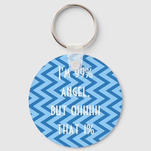 Cool Blue Fanny Sleutelhanger (Voorkant)
