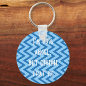 Cool Blue Fanny Sleutelhanger (Voorkant)
