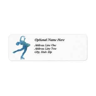 Cool Blue Figater Skater Etiket