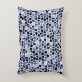 COOL Blue Glas in lood Patroon Accent Kussen (Voorkant(Verticaal))