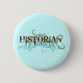 Cool Blue Historian Button (Voorkant)