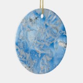Cool Blue Iceberg Keramisch Ornament (Rechts)